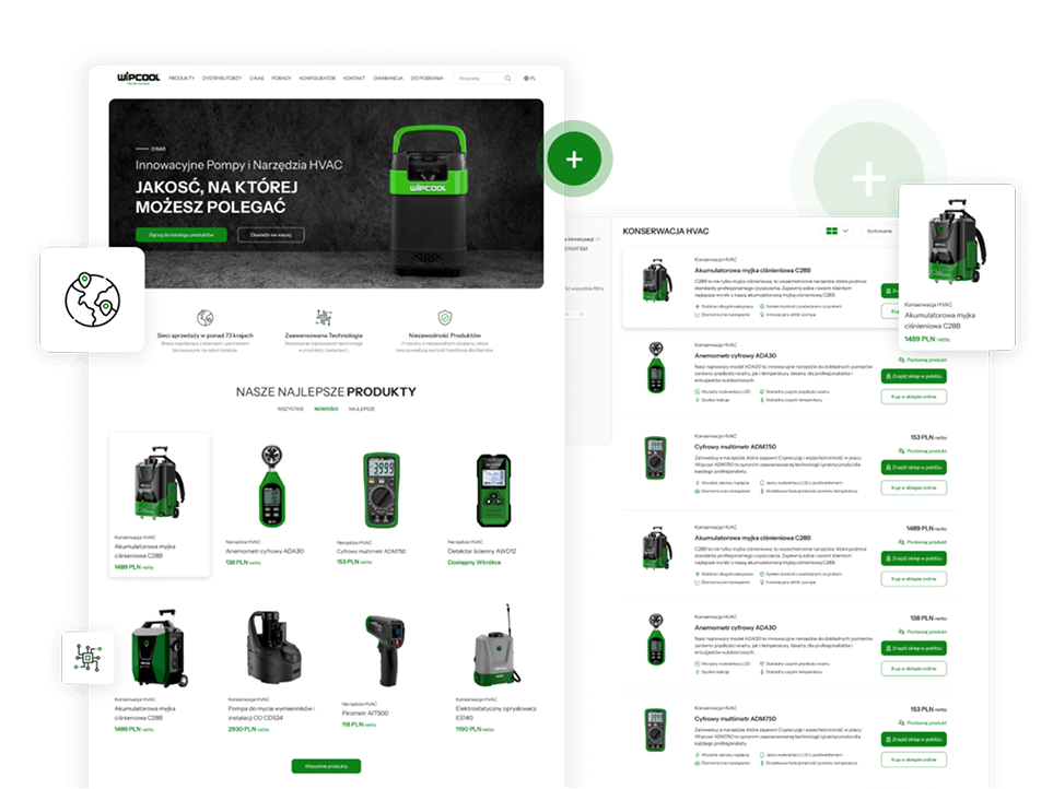 projekt strony www dla klienta agencji webowej i3studio